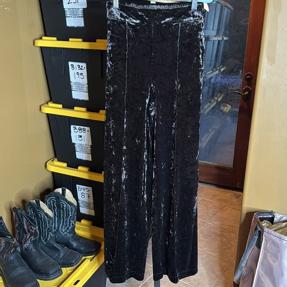 Lysse Shay Crushed Velvet Suit Pant Gray Ash Size XS - Picture 14 of 16